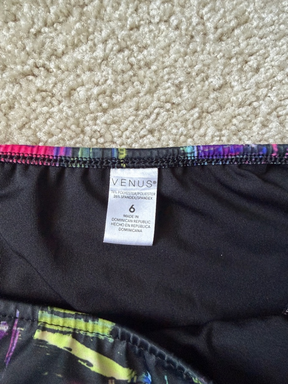 VENUS Multicolor Neon Abstract Bikini Set - Picture 7 of 7